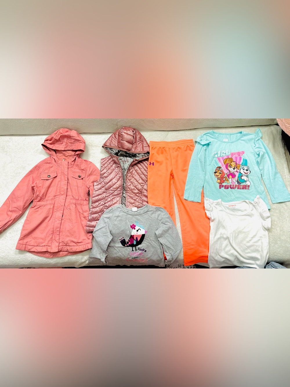 Lot Of Girls Cute Clothes Jackets Size 5T Years Excellent Condition